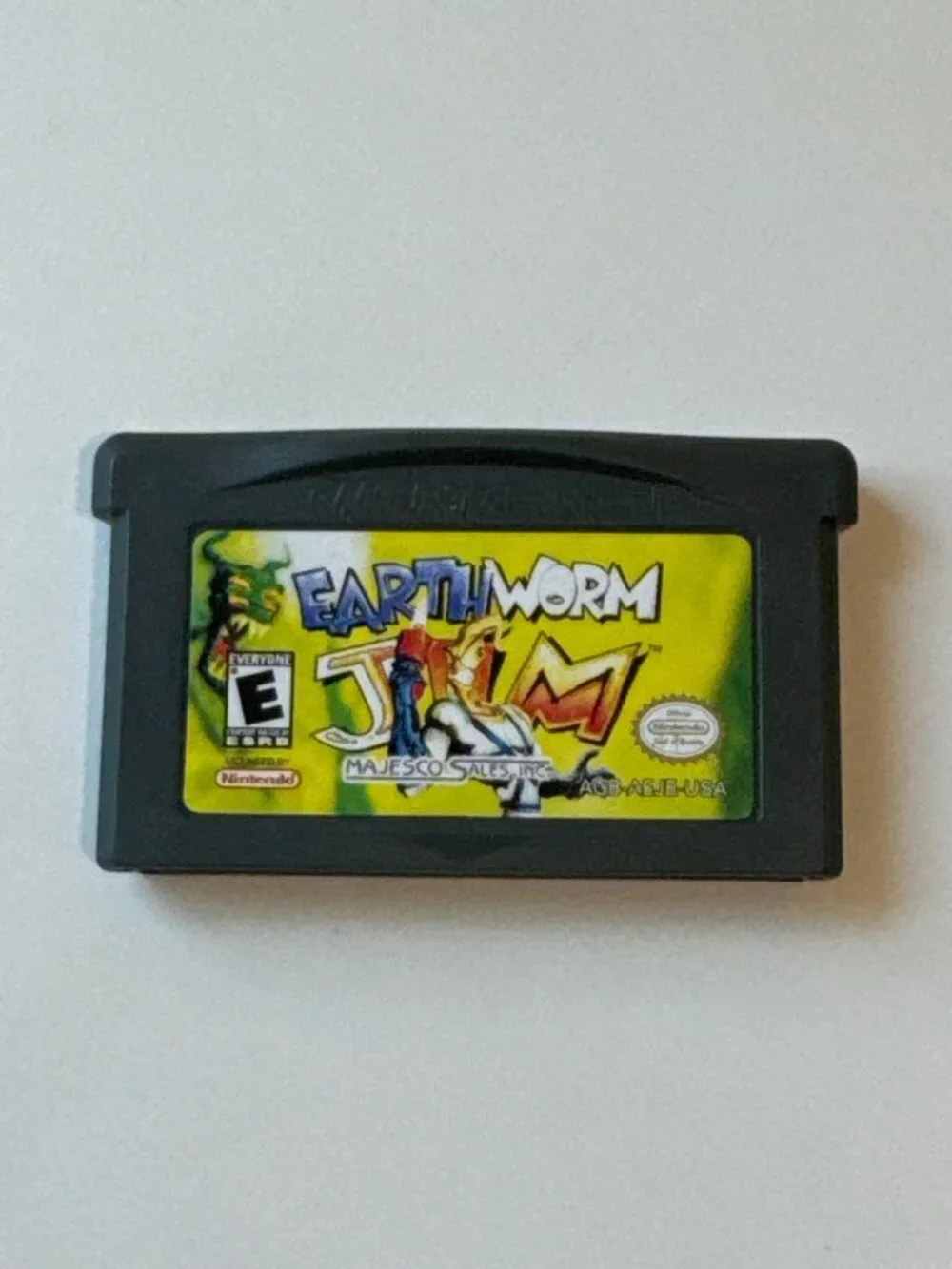 Earthworm Jim Game Boy Advance Cartridge Majesco Sales Inc Licensed By Nintendo